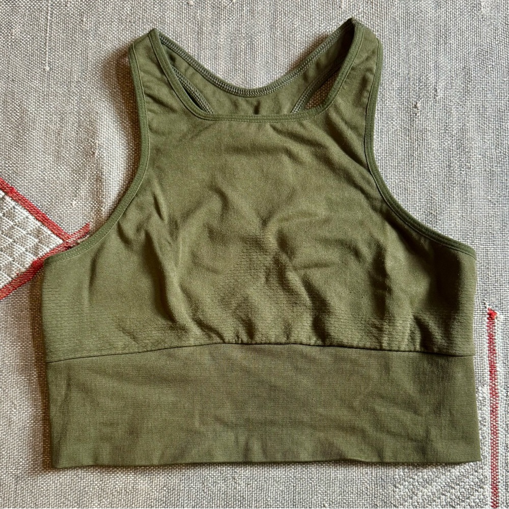 Free People Movement Seamless Sports Bra Green M/L